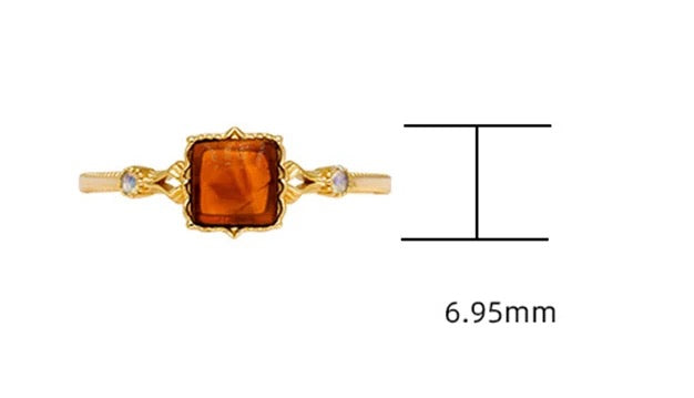 Amber ring