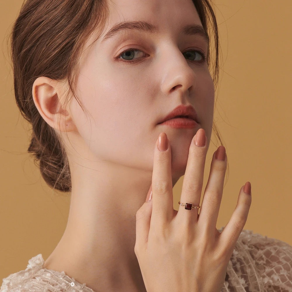 Amber ring