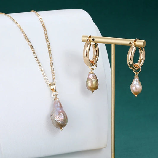 Pearl earrings