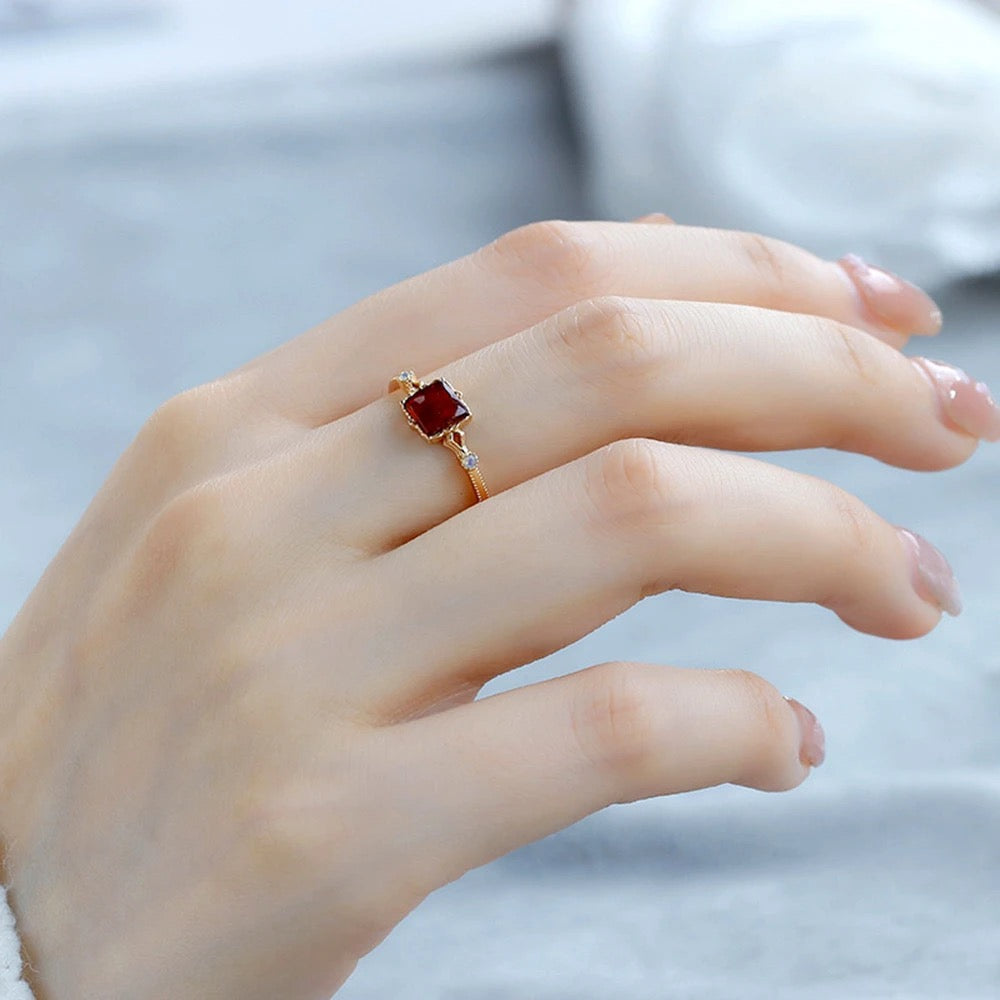 Amber ring