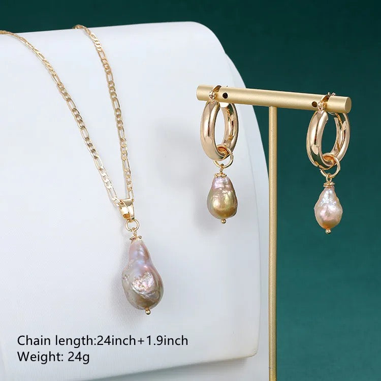 Pearl earrings