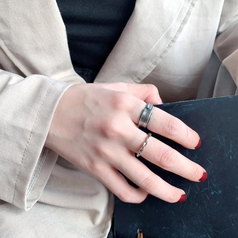 Ring with layers